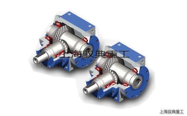 螺旋傘齒輪轉(zhuǎn)向箱剖面圖